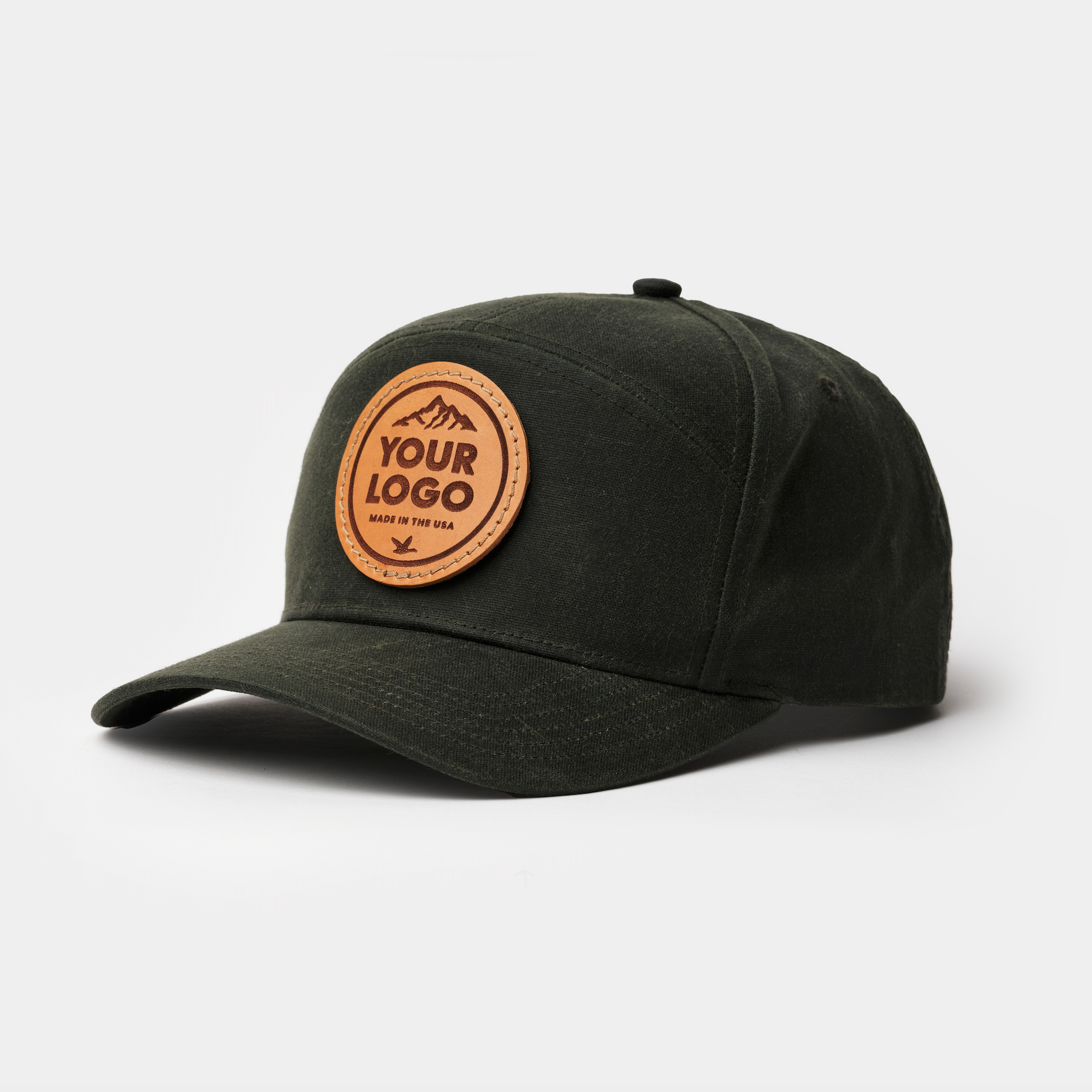 Leather Patch Hat 2